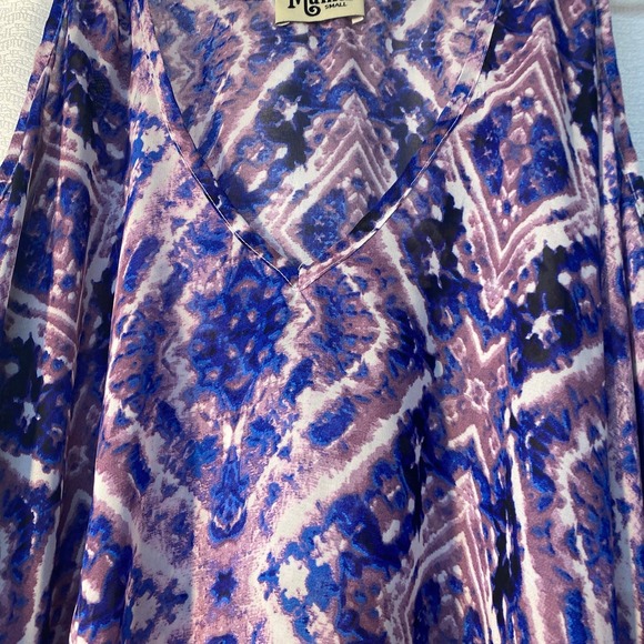 Show Me Your Mumu swimsuit coverup purple blue women sz S - Picture 2 of 4